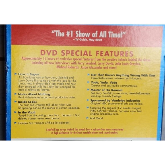 Seinfeld Seasons 1 & 2 DVD  Iconic Sitcom 13 Hours of Exclusive Special Features - Picture 3 of 5